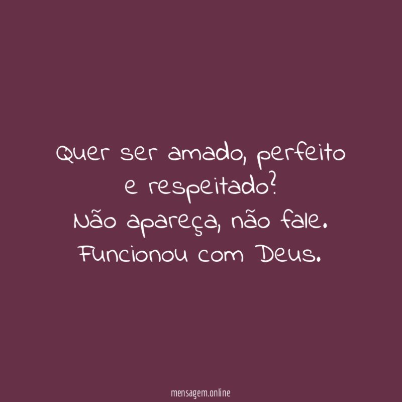 Quer ser amado