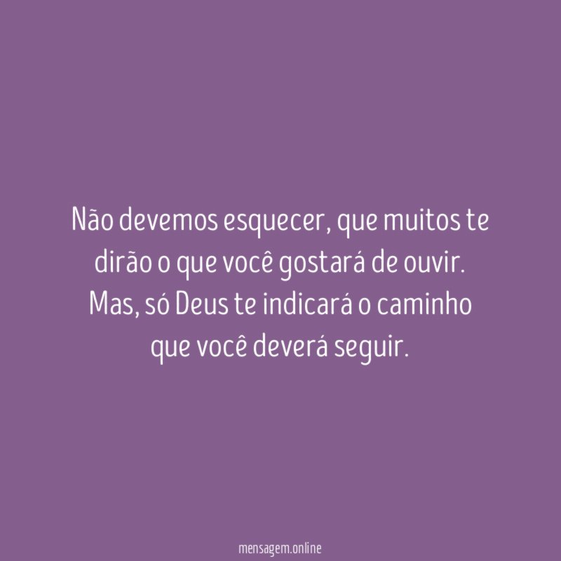 Não devemos esquecer
