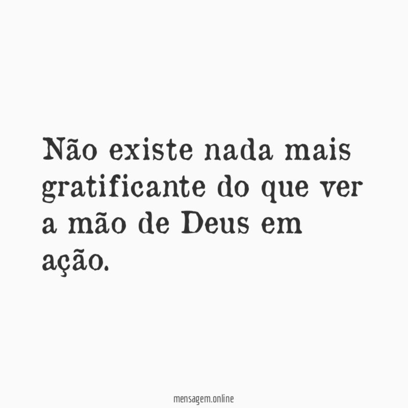 Não existe nada mais gratificante do que ver