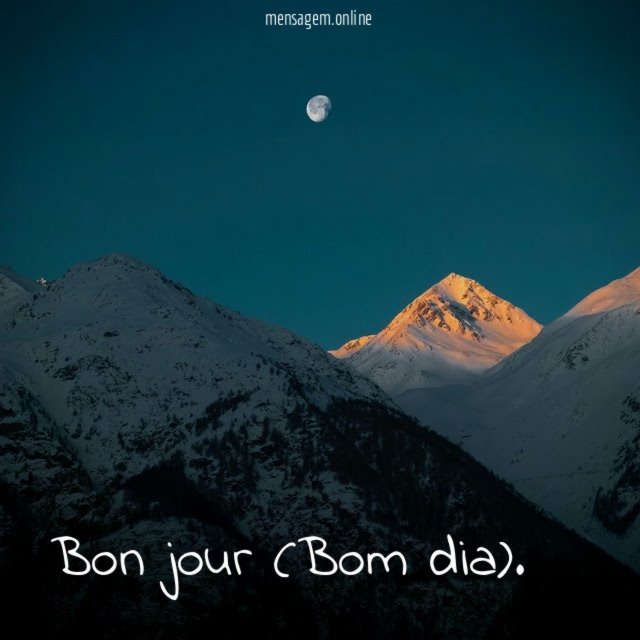 Bon jour