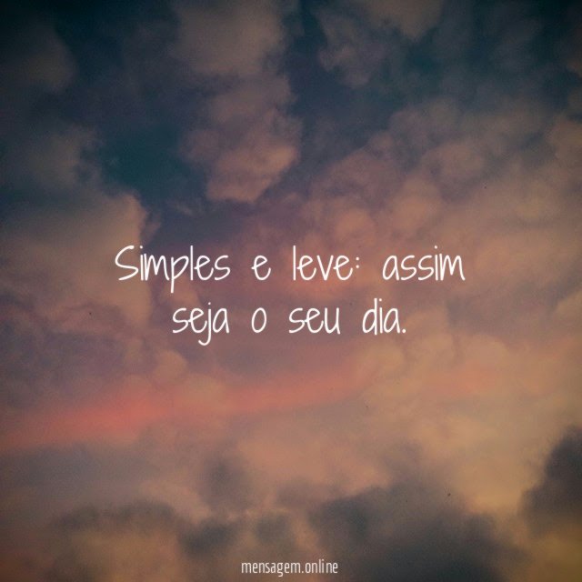 Simples e leve