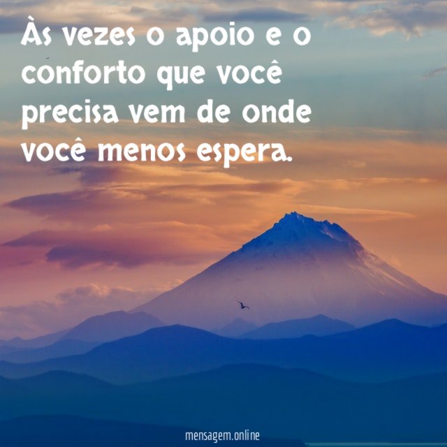 De onde você menos espera