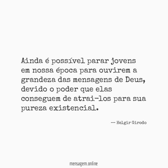 Ainda é possível parar jovens em nossa época