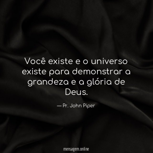 Você existe e o universo existe para demonstrar