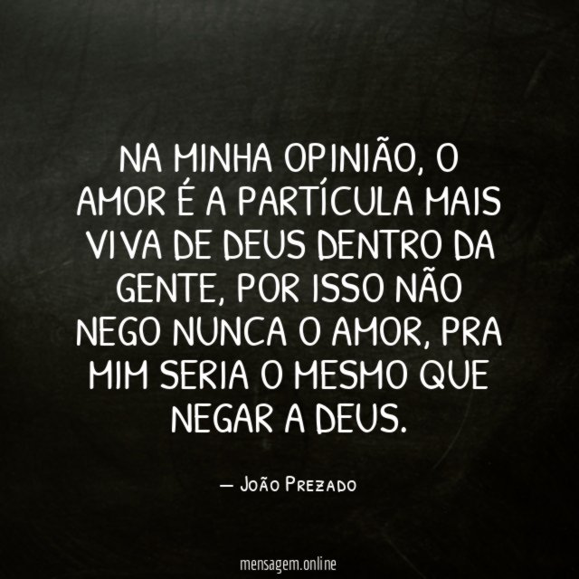Na minha opinião