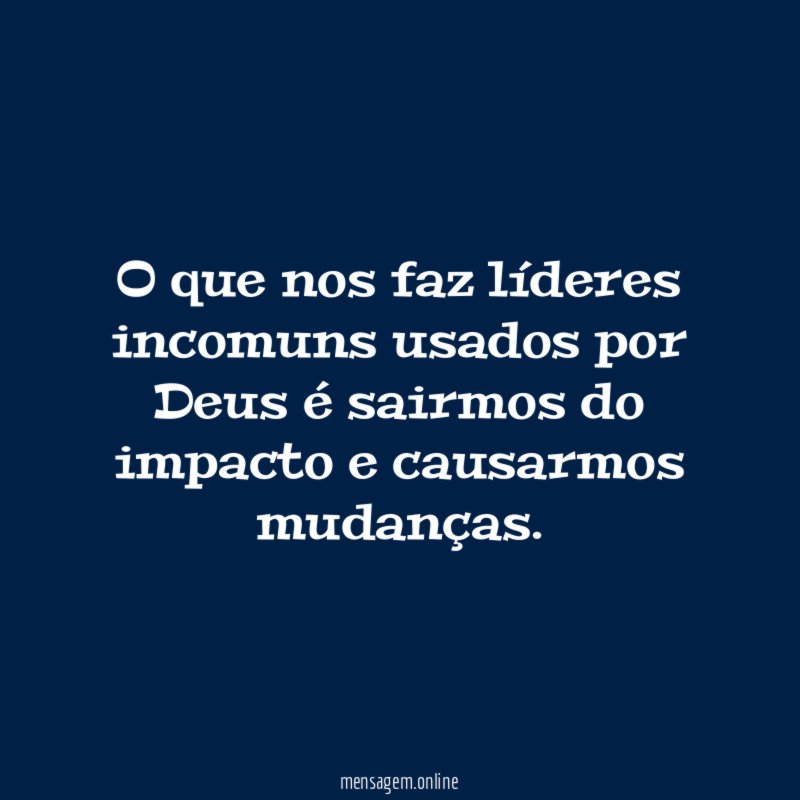 O que nos faz líderes incomuns usados por