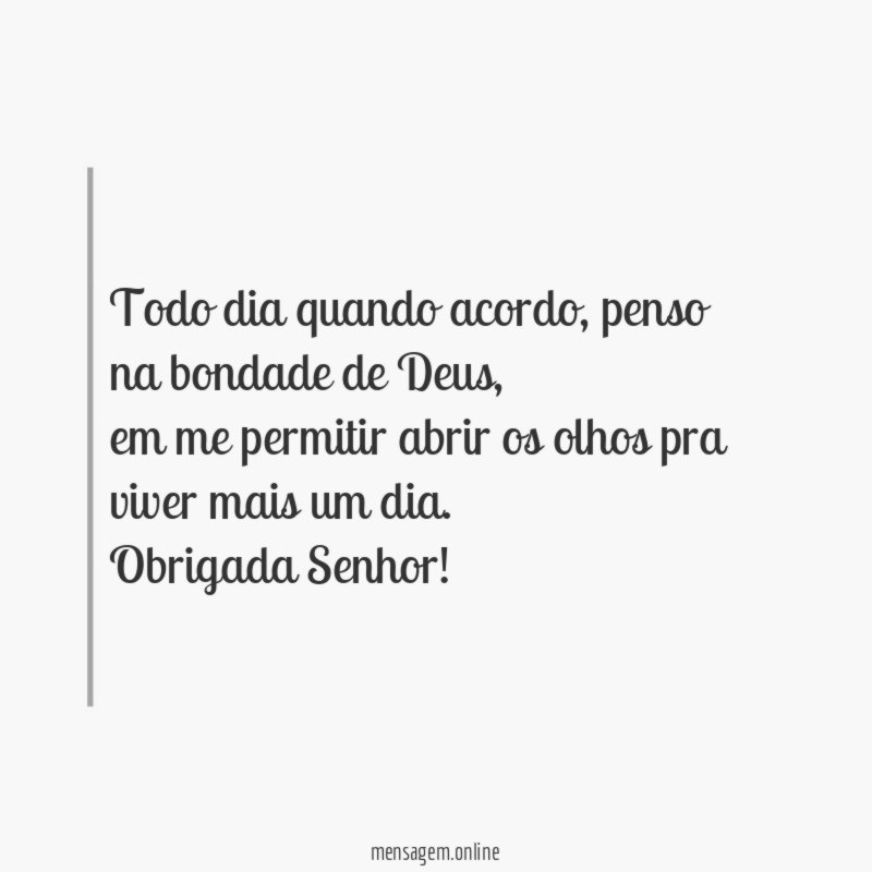 Todo dia quando acordo