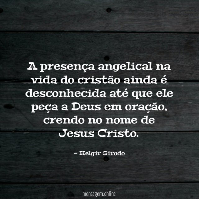 A presença angelical na vida do cristão ainda