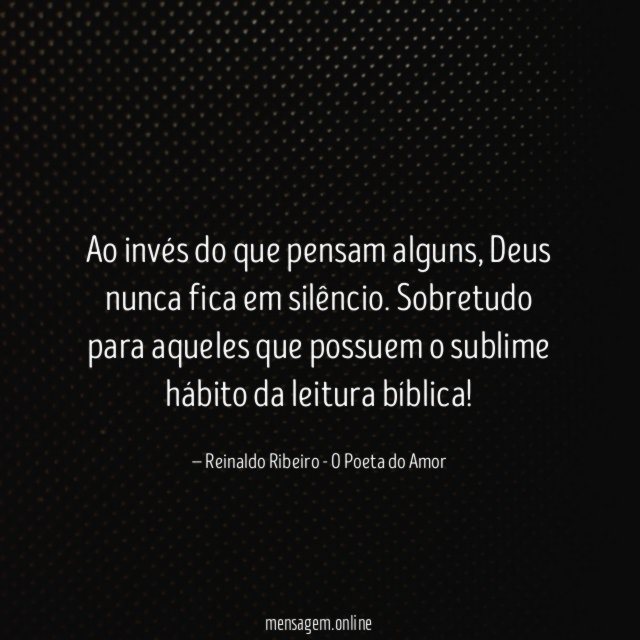 Ao invés do que pensam alguns