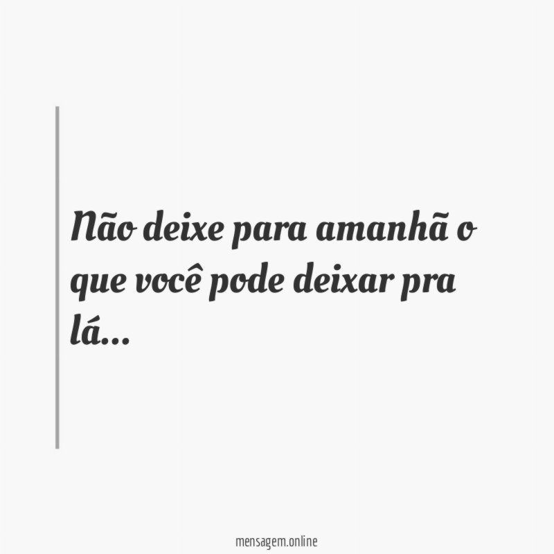 Deixar pra lá