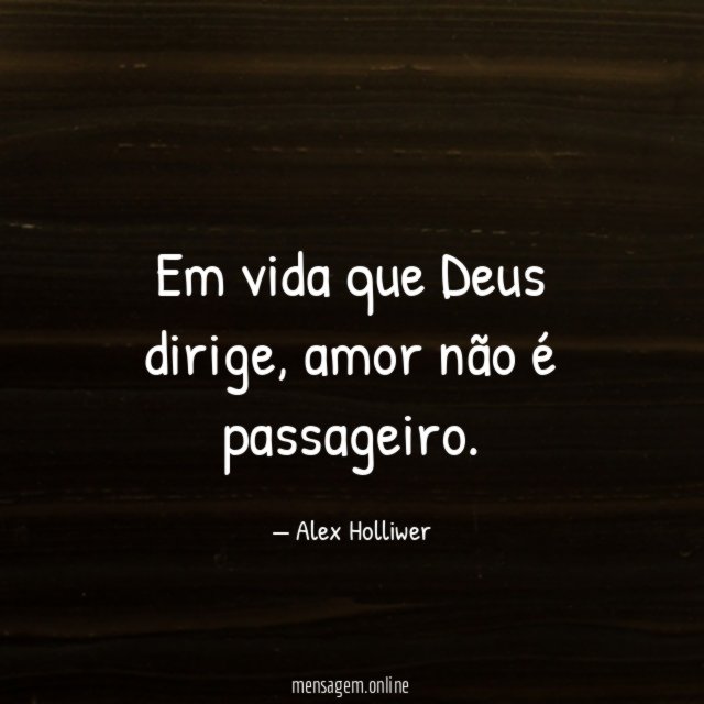 Em vida que Deus dirige