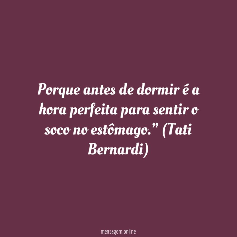Antes de dormir