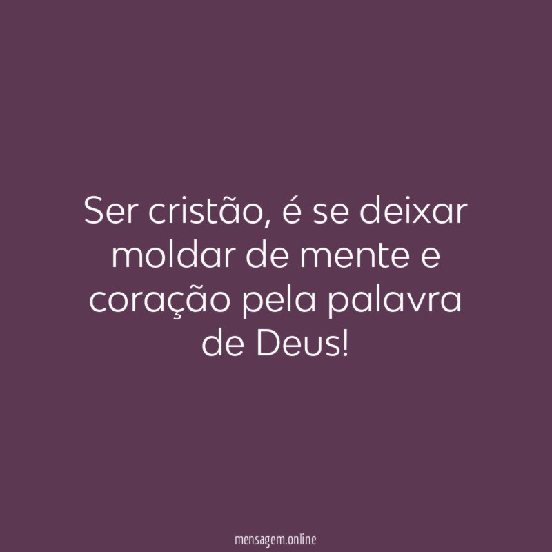 Ser cristão