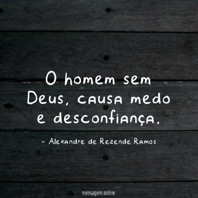 O homem sem Deus