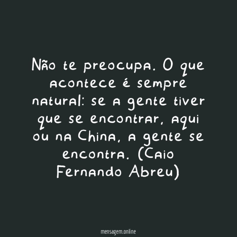 A gente se encontra