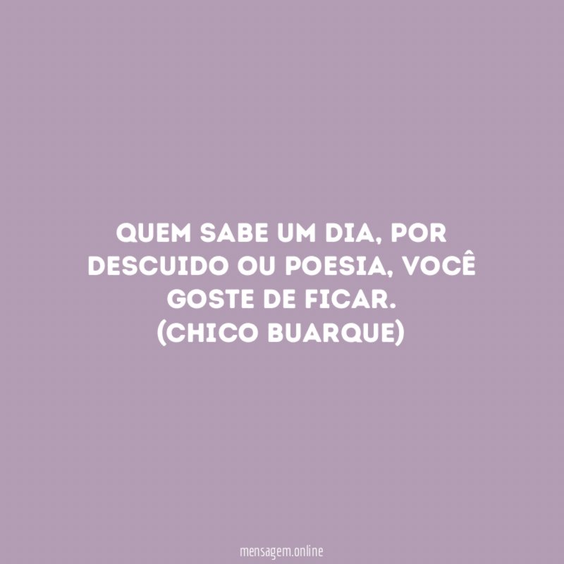 Goste de ficar