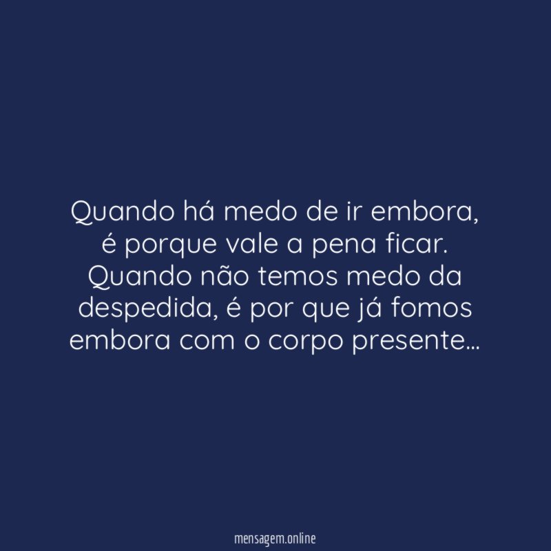 Ir embora