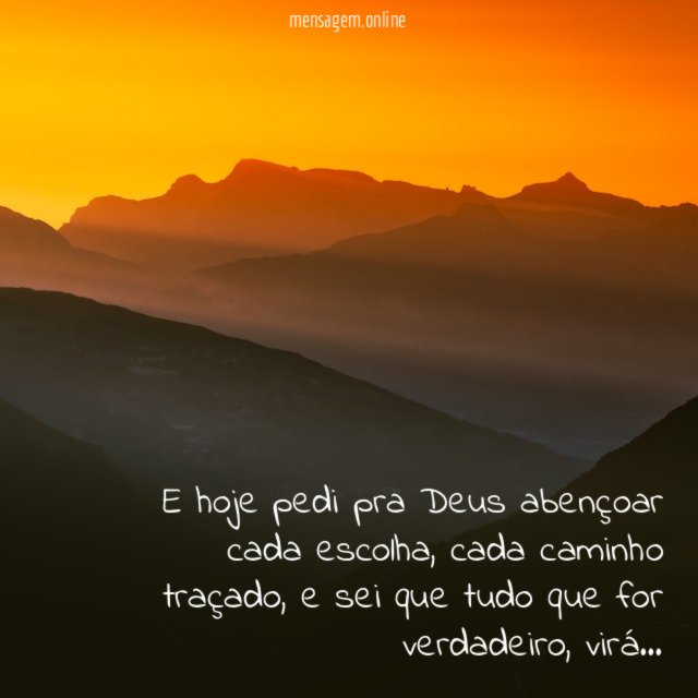 Hoje pedi pra Deus