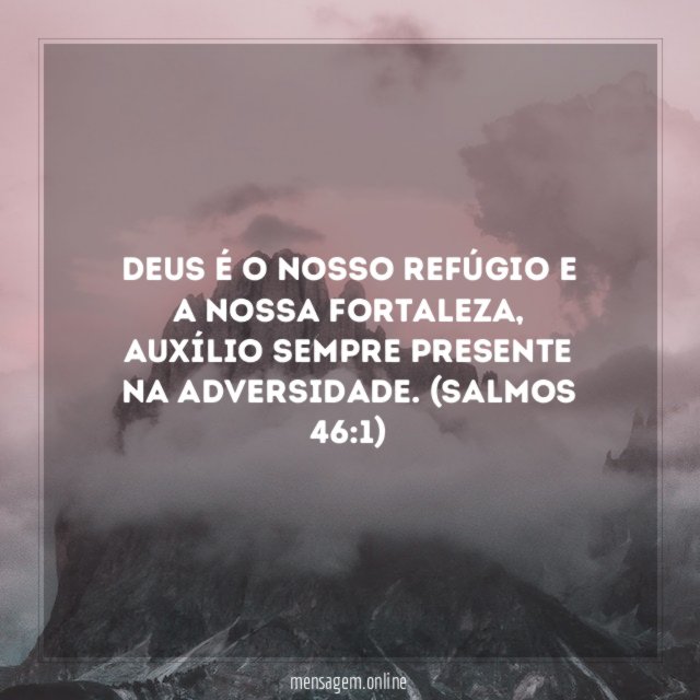 Deus é o nosso refugio