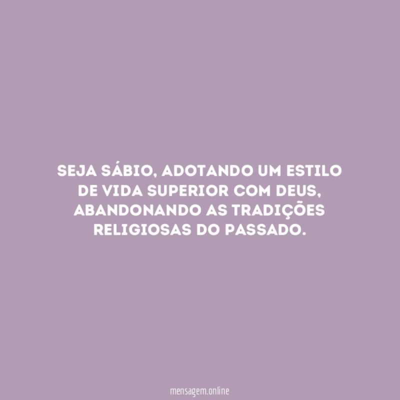 Seja sábio