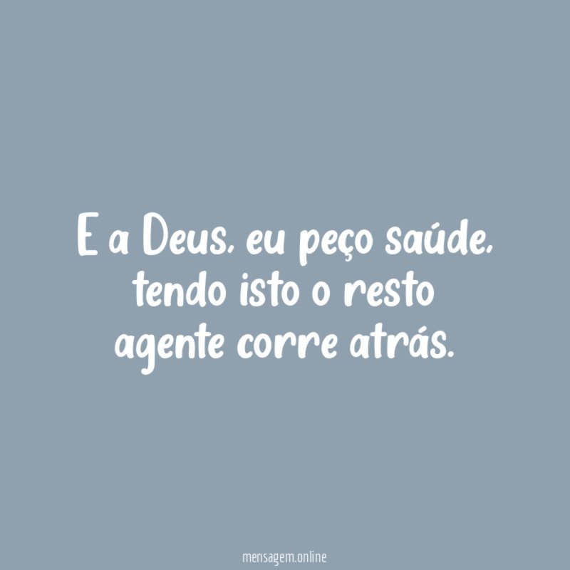 E a Deus