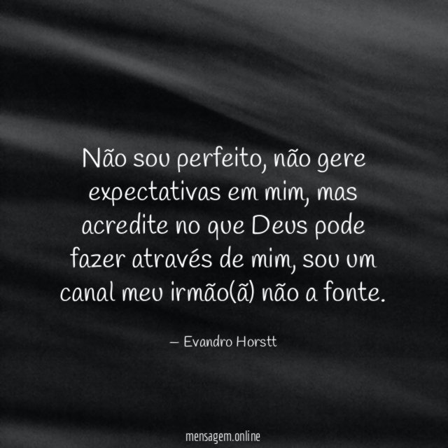 Não sou perfeito