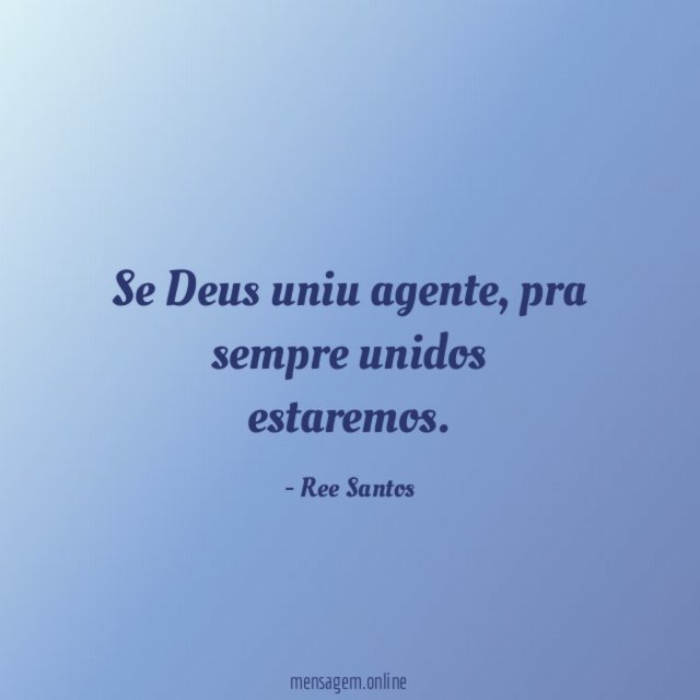 Se Deus uniu agente