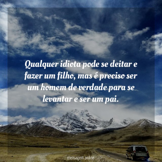 Levantar e ser um pai