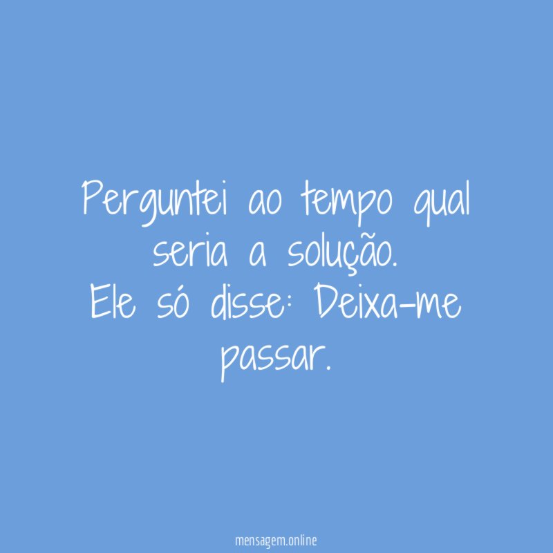 Deixa-me passar