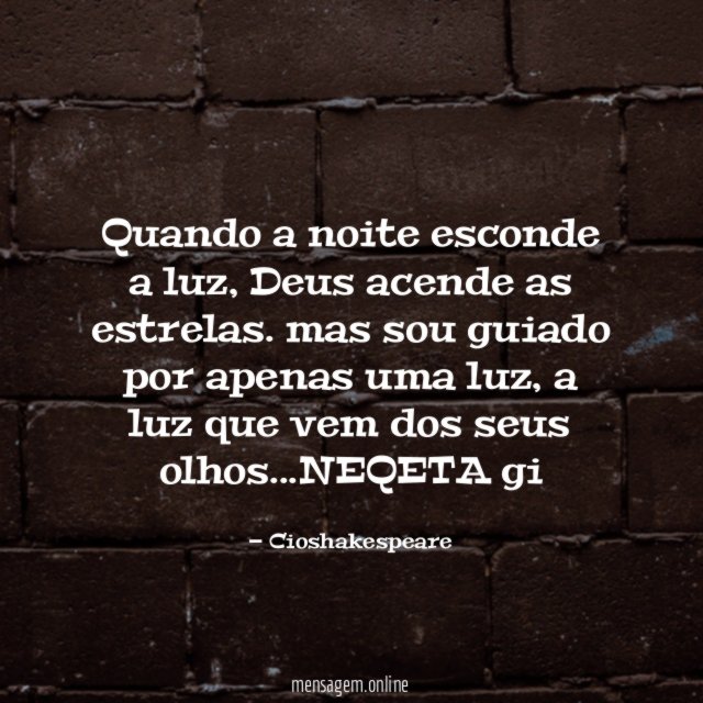 Quando a noite esconde a luz