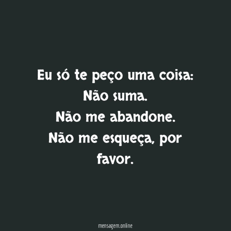 Não me esqueça