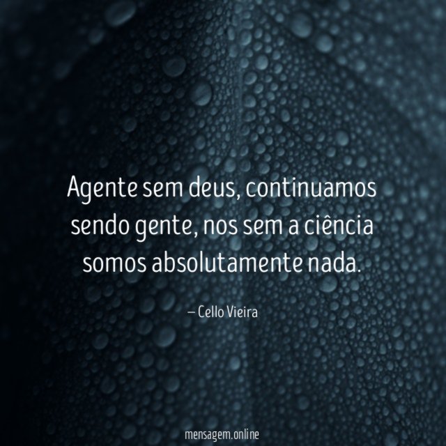 Agente sem deus