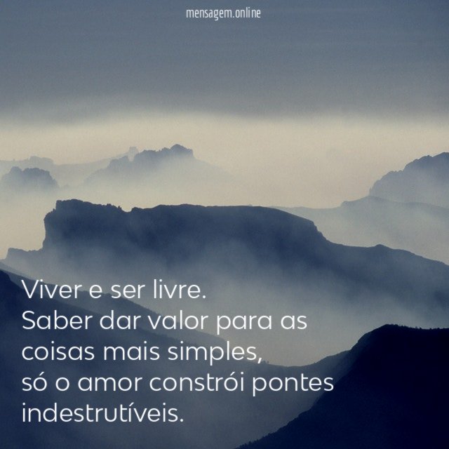 Viver e ser livre