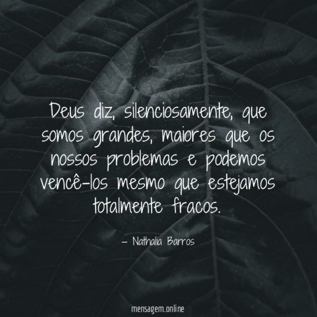 Deus diz