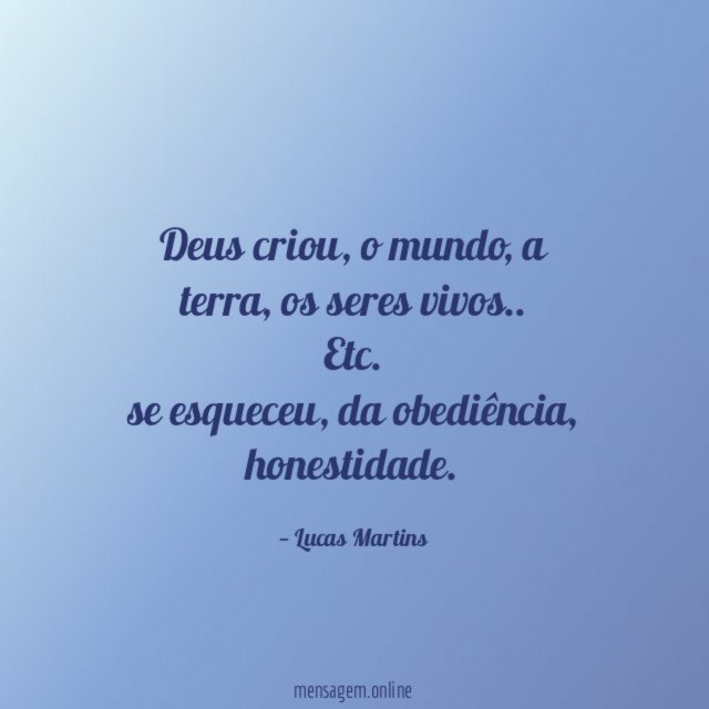 Deus criou