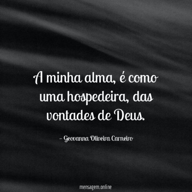 A minha alma