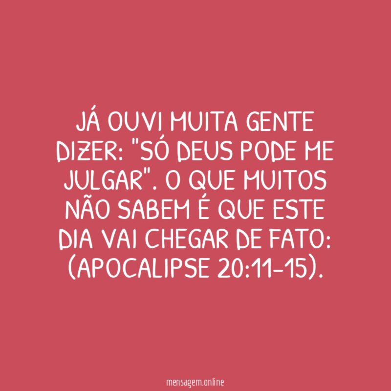 Já ouvi muita gente dizer