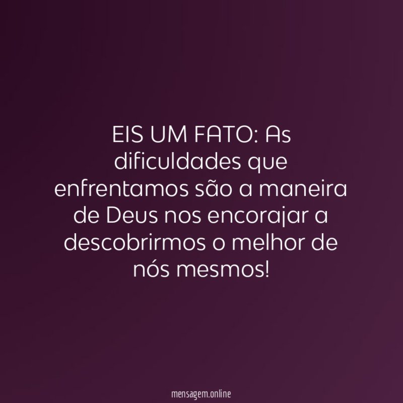 EIS UM FATO