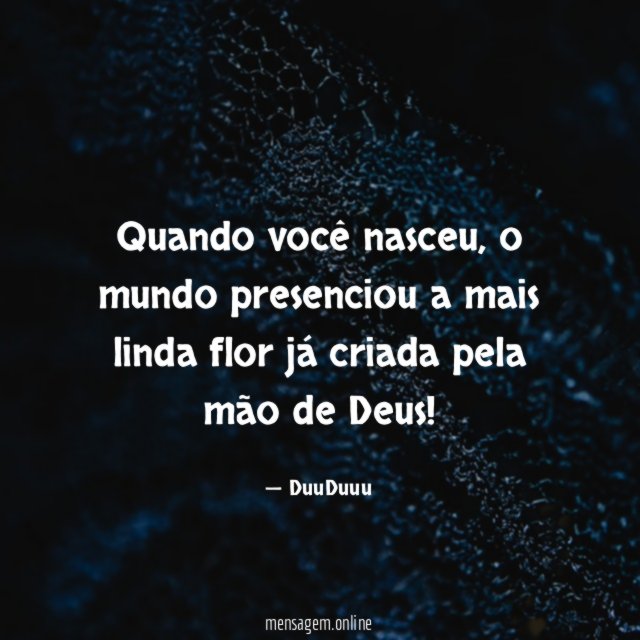 Quando você nasceu