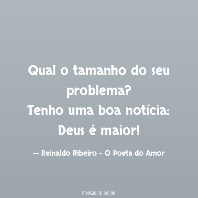Qual o tamanho do seu problema