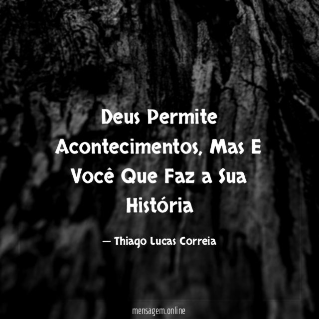 Deus Permite Acontecimentos