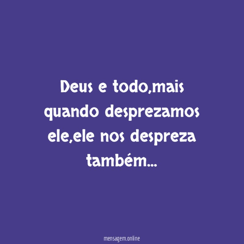 deus e todo