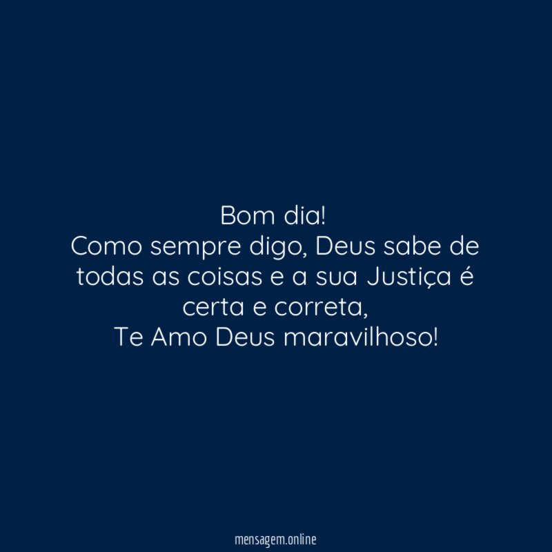 Bom dia