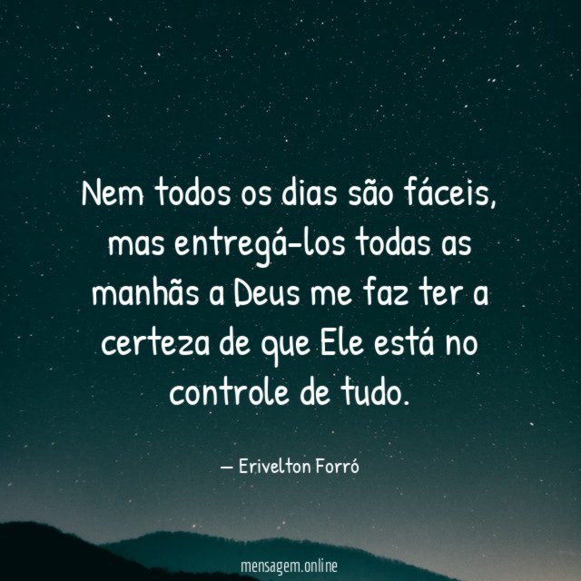 Nem todos os dias são fáceis