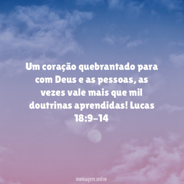 Um coração quebrantado para com Deus e as pessoas