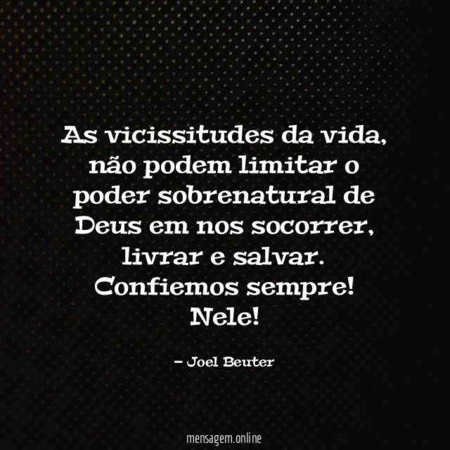 As vicissitudes da vida