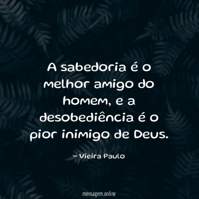 A sabedoria é o melhor amigo do homem