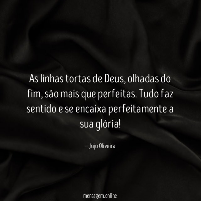 As linhas tortas de Deus