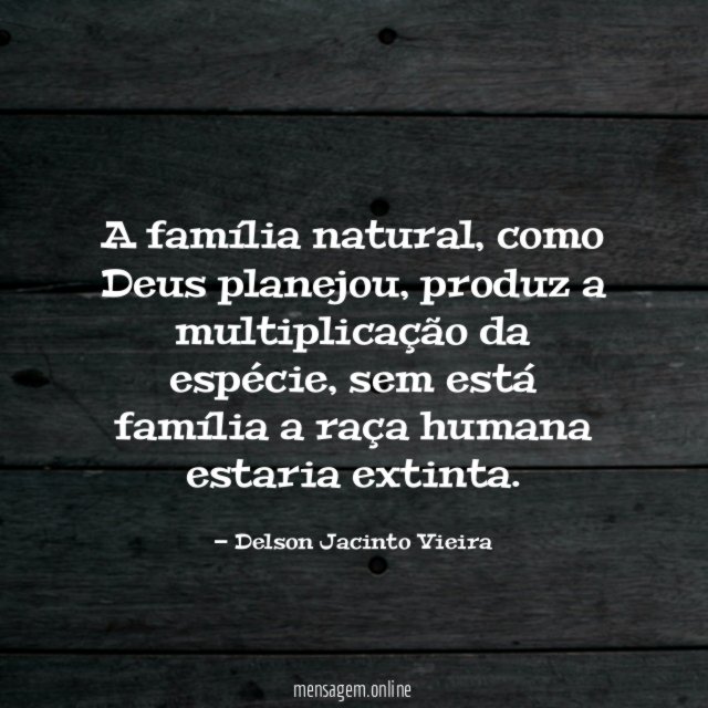 A família natural