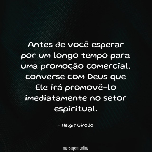 Antes de você esperar por um longo tempo